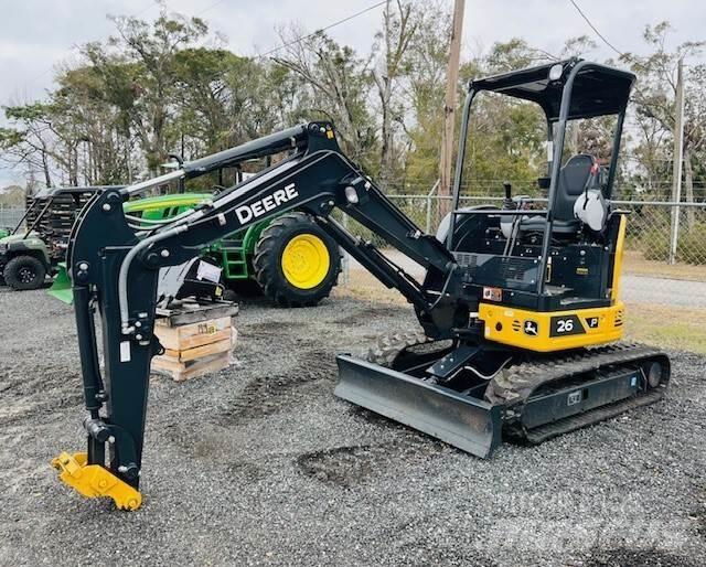 John Deere 26 P Mini ekskavatoriai < 7 t