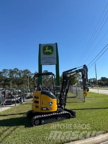 John Deere 26 P Mini ekskavatoriai < 7 t