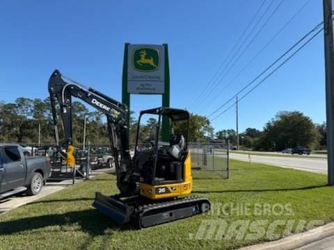 John Deere 26 P Mini ekskavatoriai < 7 t