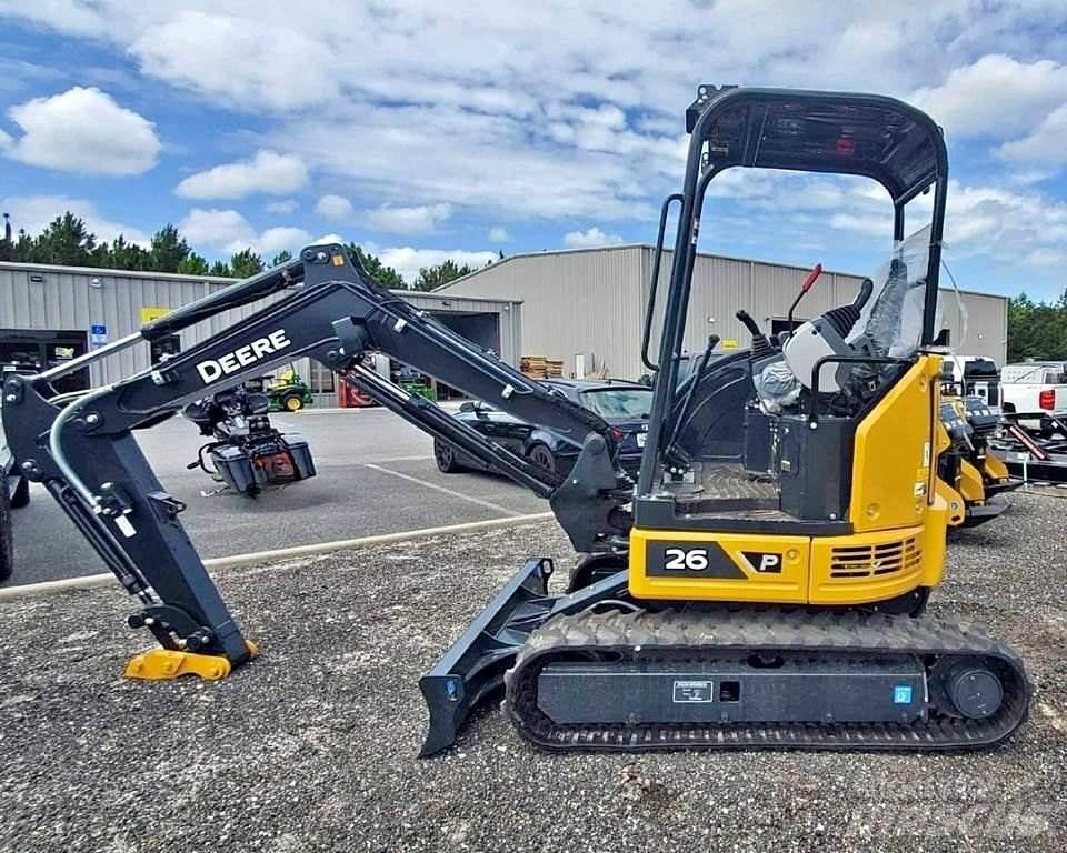 John Deere 26 P Mini ekskavatoriai < 7 t