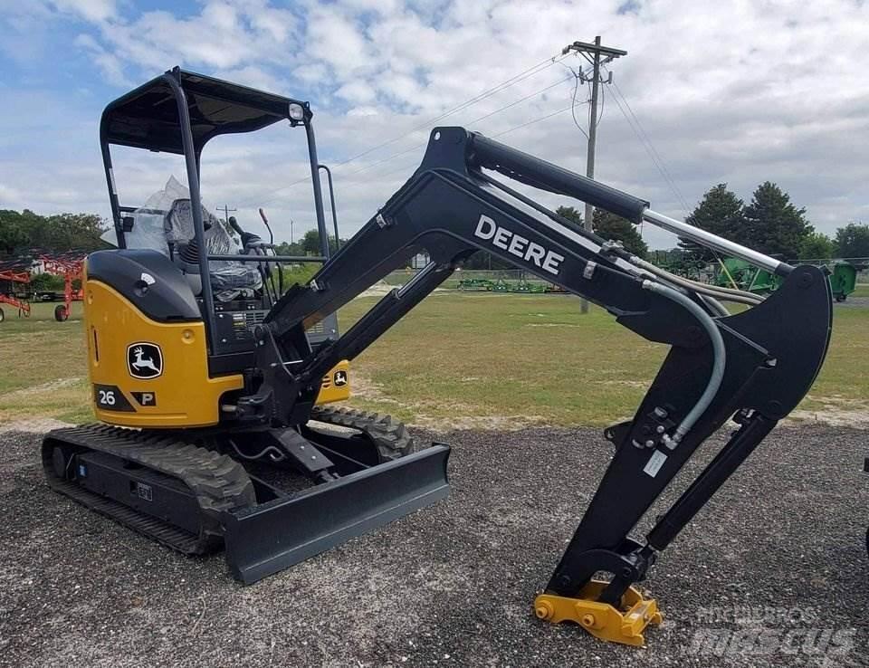 John Deere 26 P Mini ekskavatoriai < 7 t