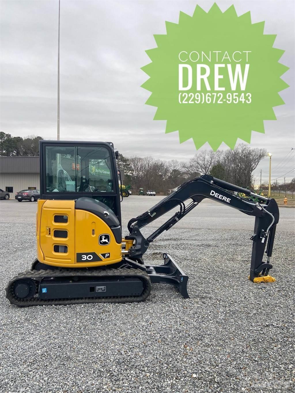 John Deere 30 P Mini ekskavatoriai < 7 t
