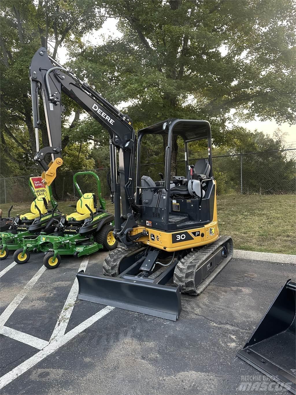 John Deere 30 P Mini ekskavatoriai < 7 t
