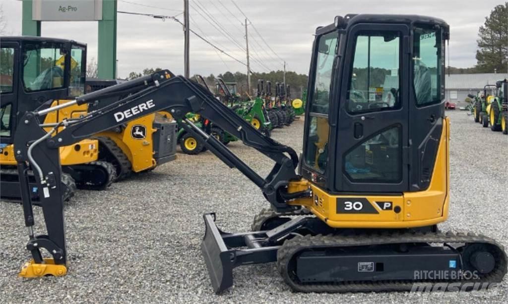 John Deere 30 P Mini ekskavatoriai < 7 t