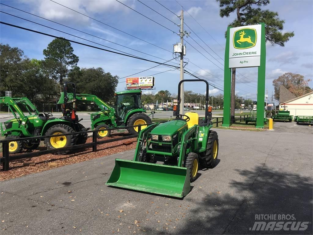 John Deere 3025E Naudoti kompaktiški traktoriai