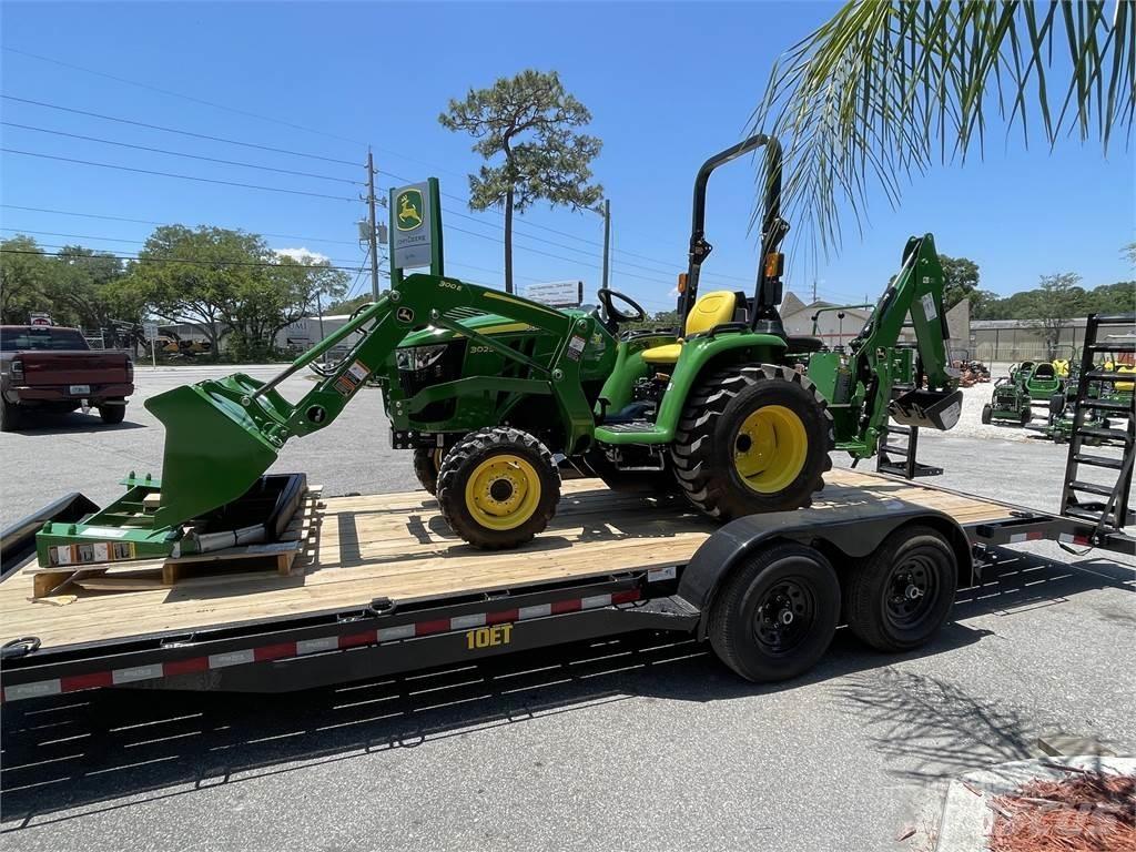 John Deere 3025E Naudoti kompaktiški traktoriai