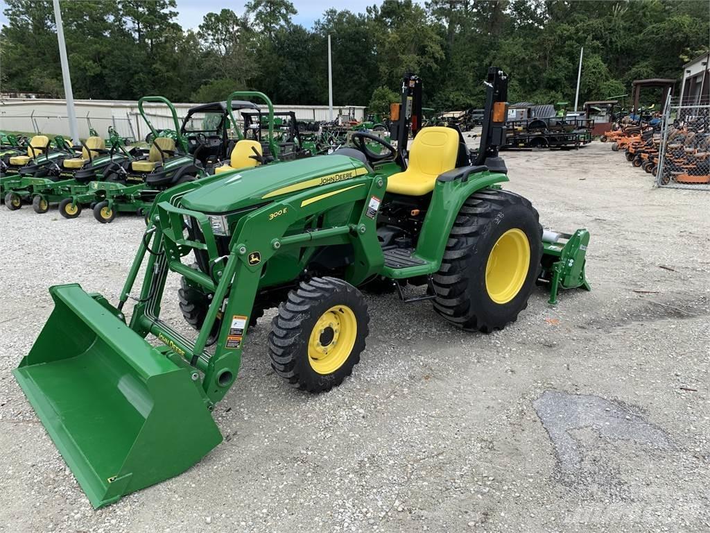 John Deere 3025E Naudoti kompaktiški traktoriai