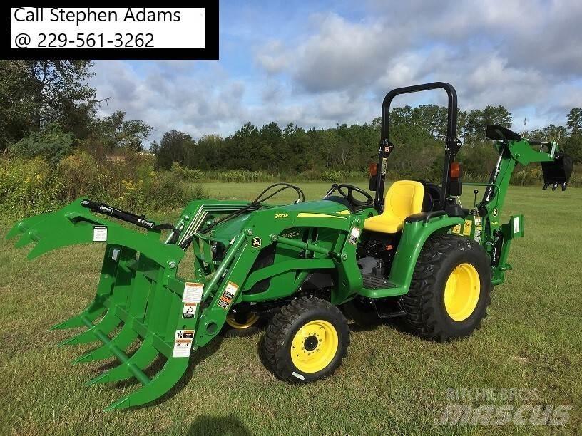 John Deere 3025E Naudoti kompaktiški traktoriai