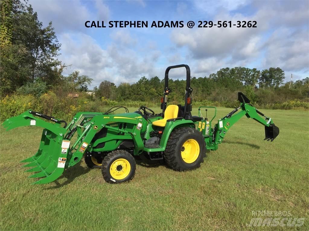 John Deere 3025E Naudoti kompaktiški traktoriai