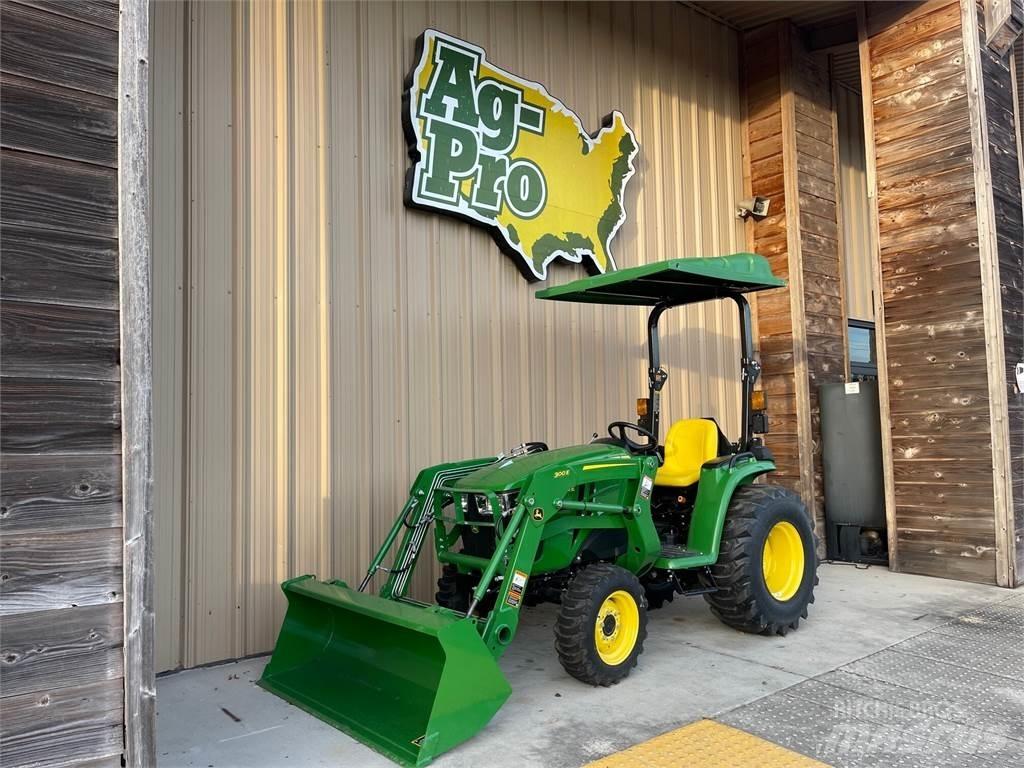 John Deere 3025E Naudoti kompaktiški traktoriai