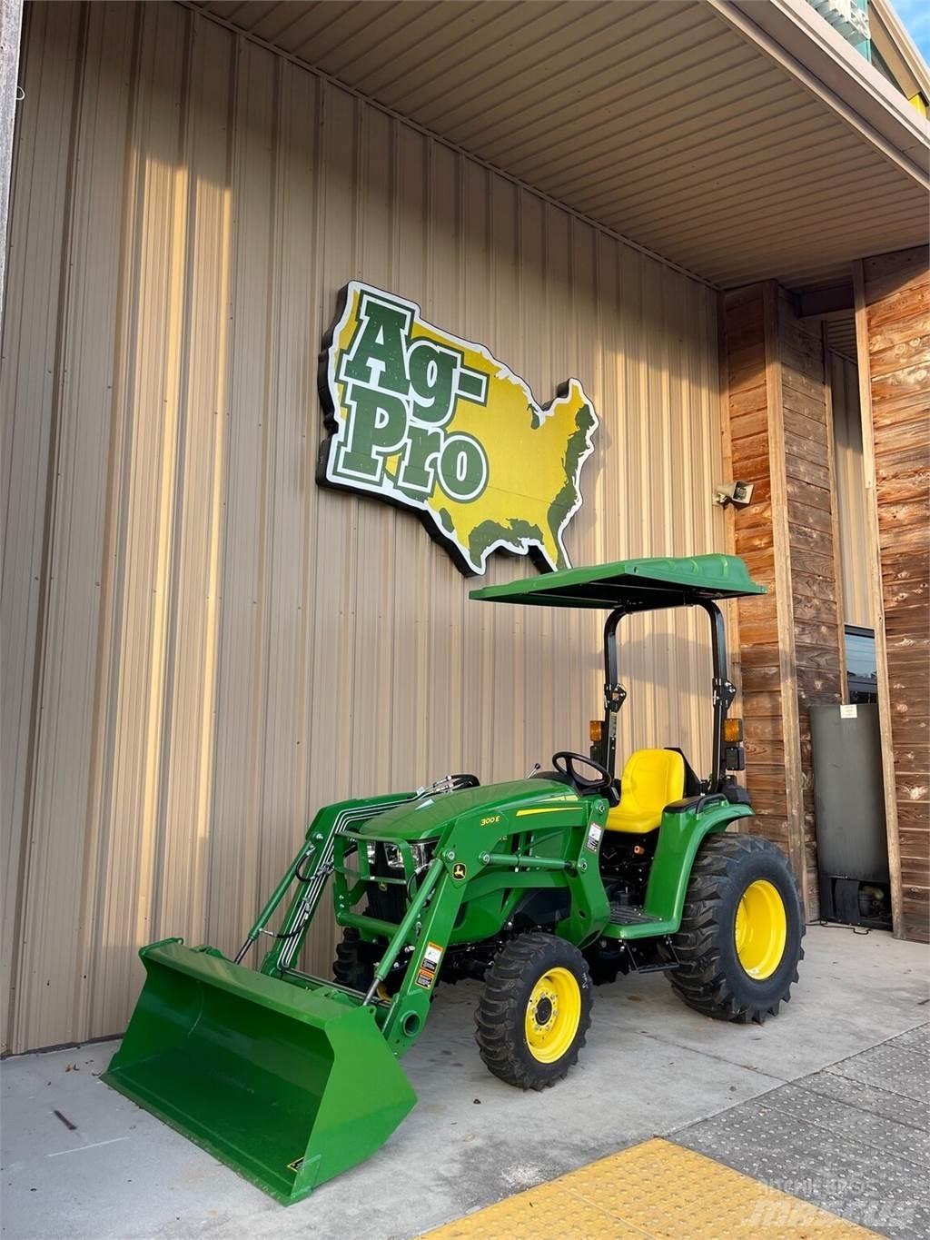 John Deere 3025E Naudoti kompaktiški traktoriai