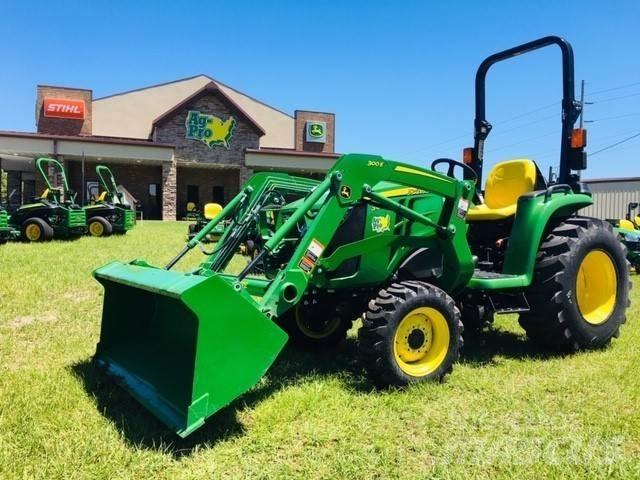 John Deere 3032E Naudoti kompaktiški traktoriai