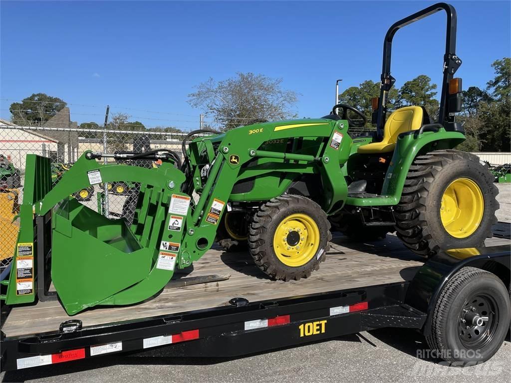 John Deere 3032E Naudoti kompaktiški traktoriai