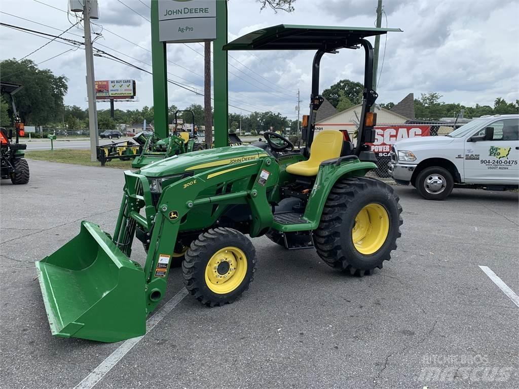 John Deere 3038E Naudoti kompaktiški traktoriai