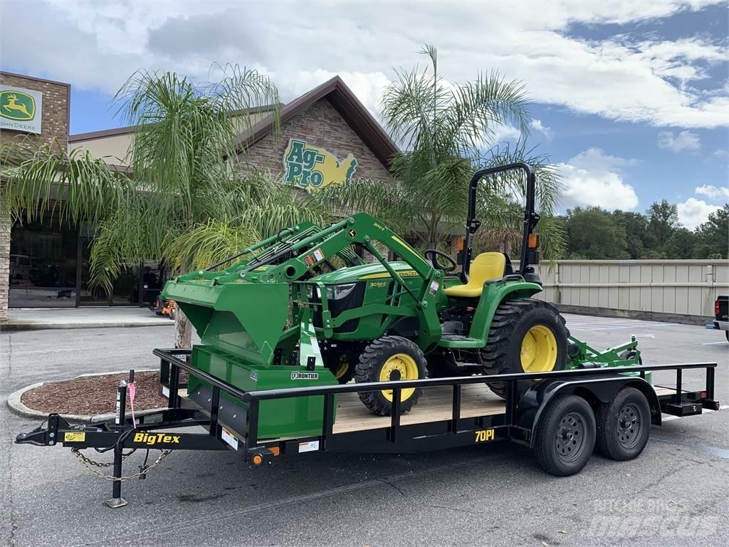 John Deere 3038E Naudoti kompaktiški traktoriai