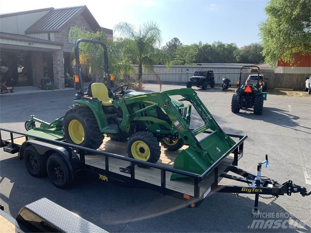 John Deere 3038E Naudoti kompaktiški traktoriai