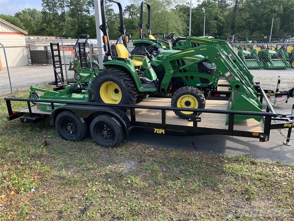 John Deere 3038E Naudoti kompaktiški traktoriai