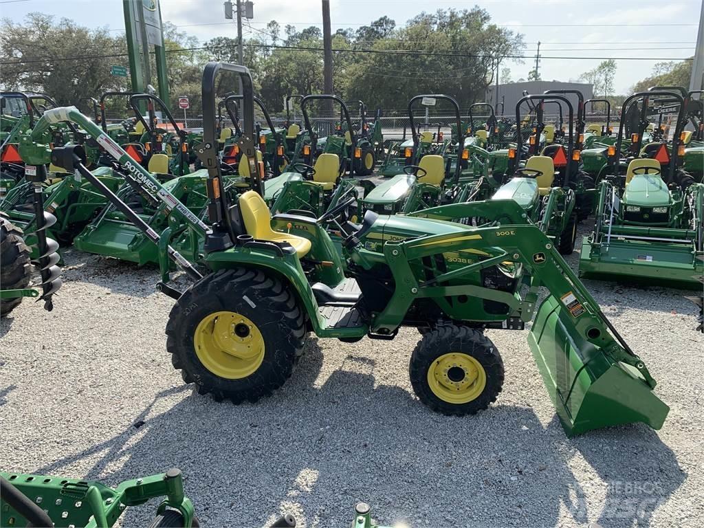 John Deere 3038E Naudoti kompaktiški traktoriai