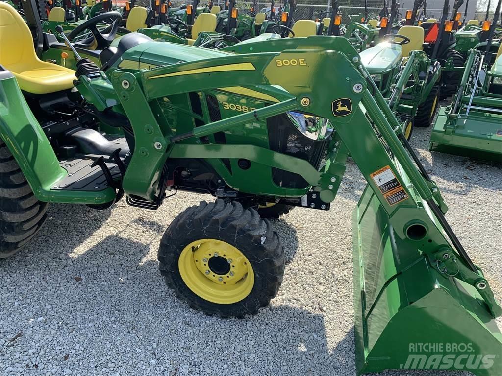John Deere 3038E Naudoti kompaktiški traktoriai