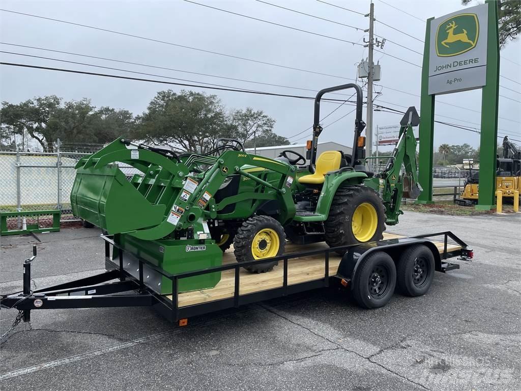 John Deere 3038E Naudoti kompaktiški traktoriai