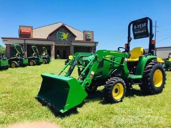 John Deere 3038E Naudoti kompaktiški traktoriai