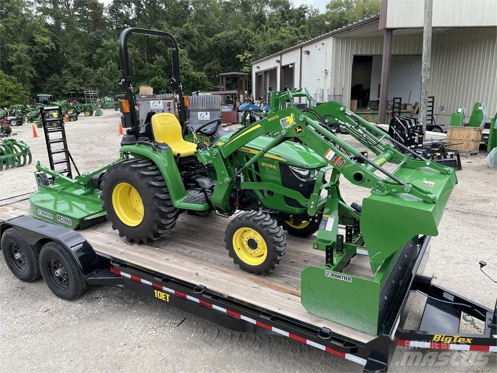John Deere 3038E Naudoti kompaktiški traktoriai