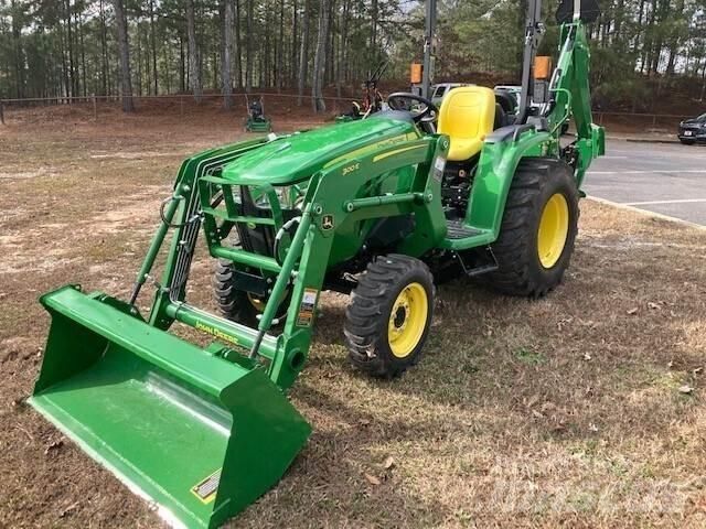 John Deere 3038E Naudoti kompaktiški traktoriai