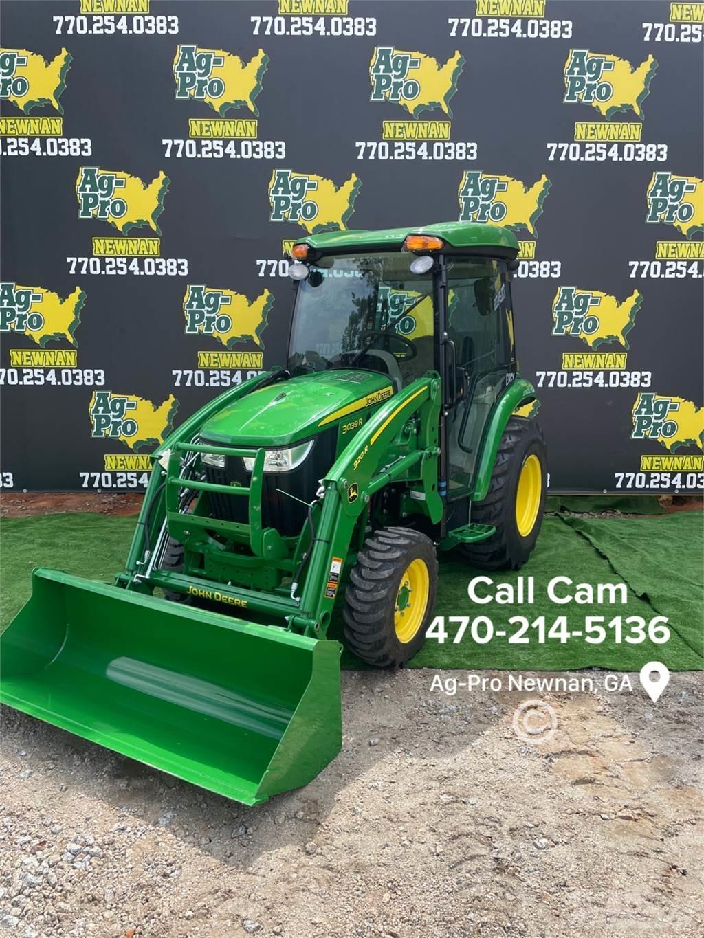 John Deere 3039R Naudoti kompaktiški traktoriai
