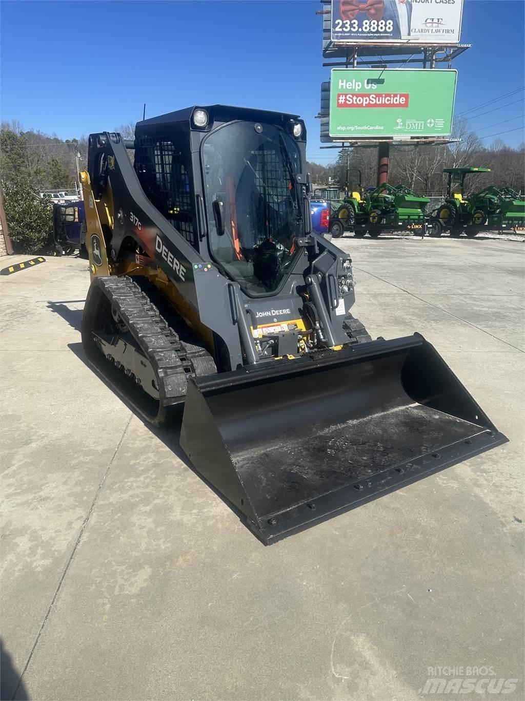 John Deere 317G Mini krautuvai