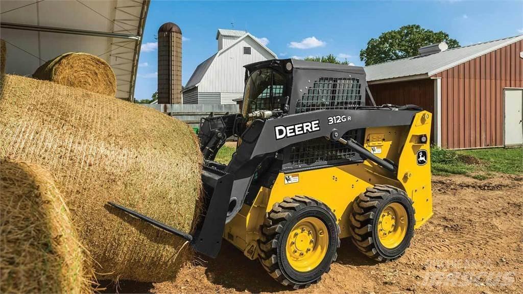 John Deere 318G Krautuvai su šoniniu pasukimu