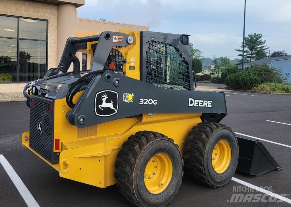 John Deere 320G Krautuvai su šoniniu pasukimu
