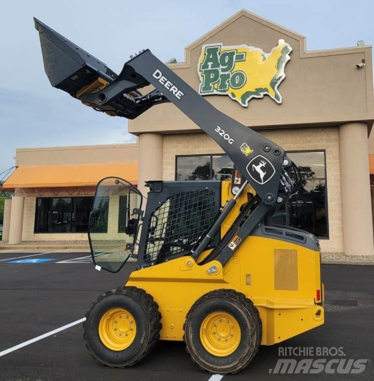John Deere 320G Krautuvai su šoniniu pasukimu