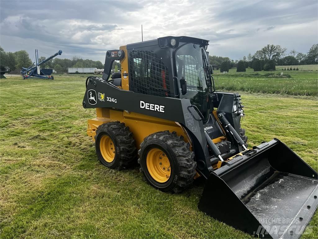 John Deere 324G Krautuvai su šoniniu pasukimu