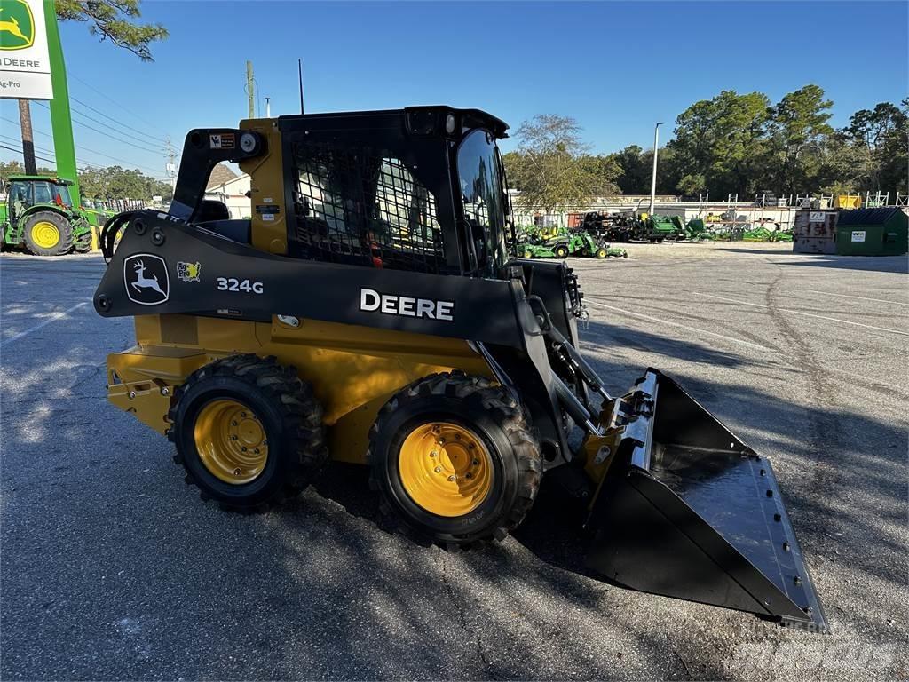 John Deere 324G Krautuvai su šoniniu pasukimu