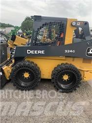 John Deere 324G Krautuvai su šoniniu pasukimu