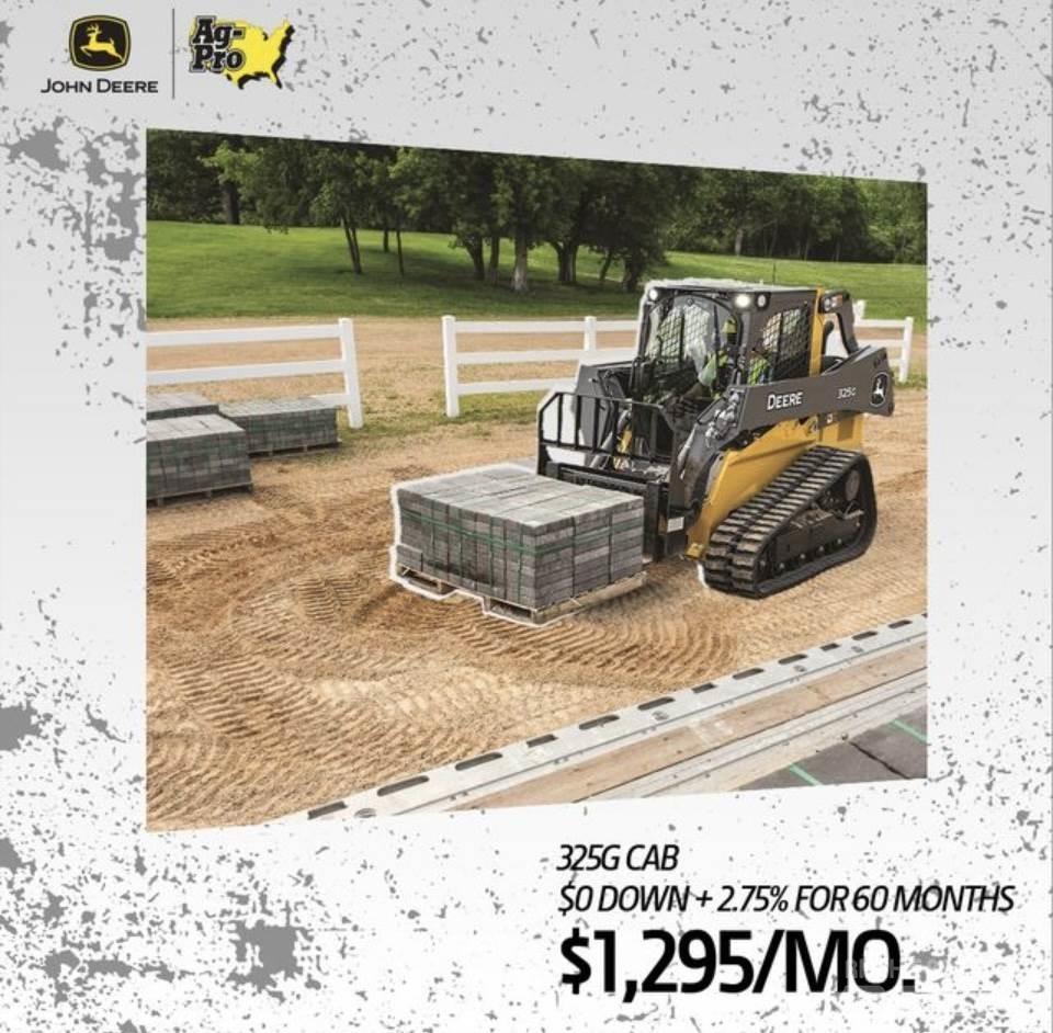 John Deere 325G Mini krautuvai