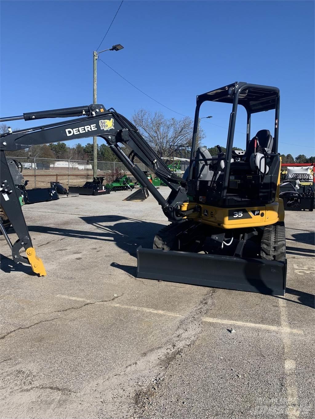 John Deere 35 P Mini ekskavatoriai < 7 t