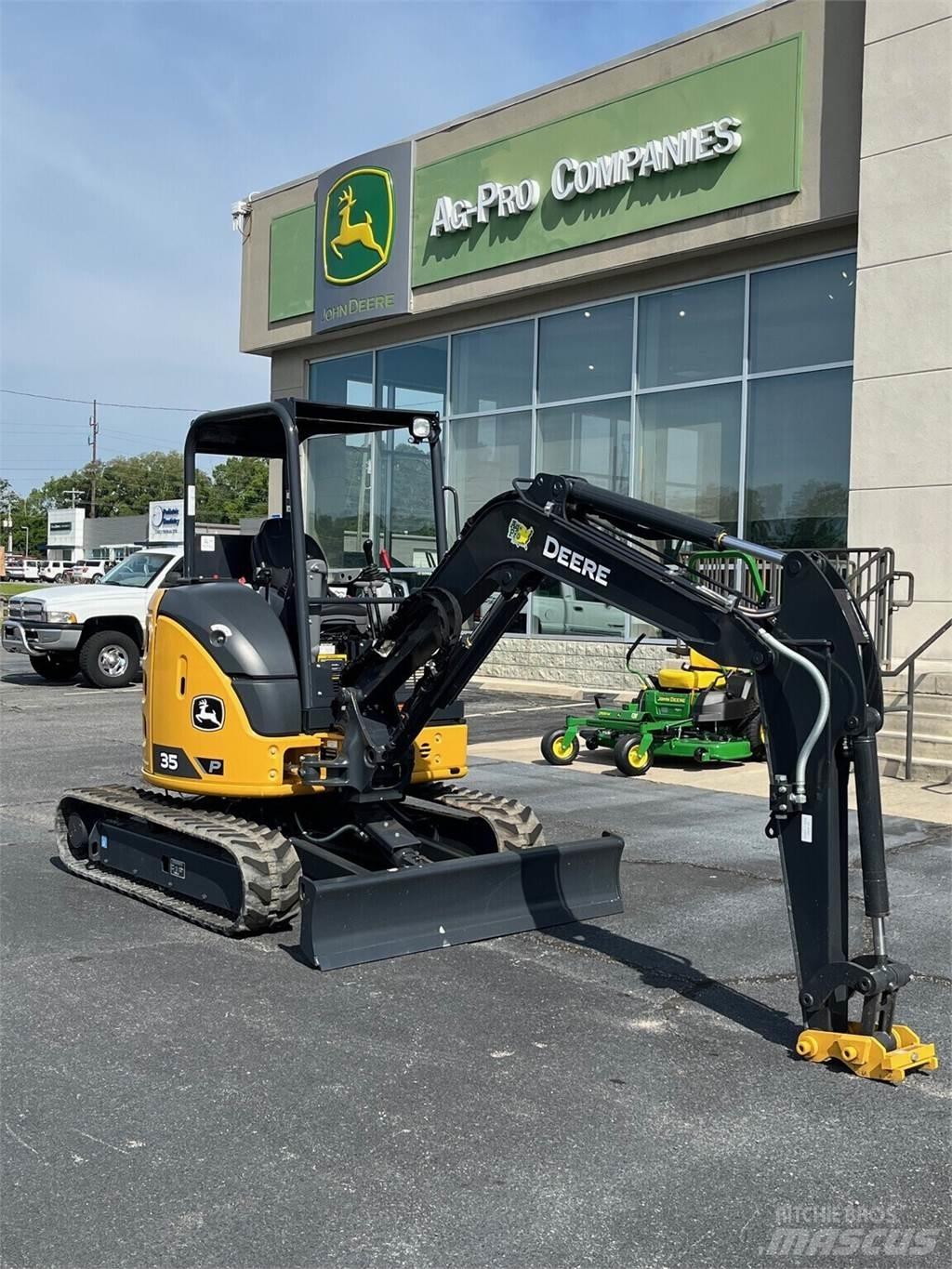 John Deere 35 P Mini ekskavatoriai < 7 t