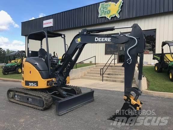 John Deere 35G Mini ekskavatoriai < 7 t