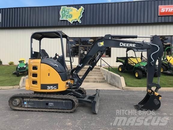 John Deere 35G Mini ekskavatoriai < 7 t