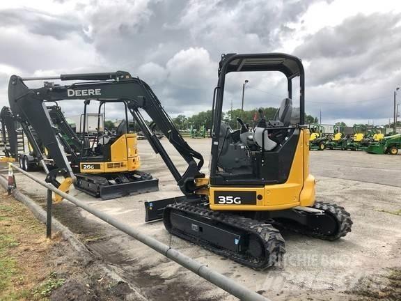 John Deere 35G Mini ekskavatoriai < 7 t
