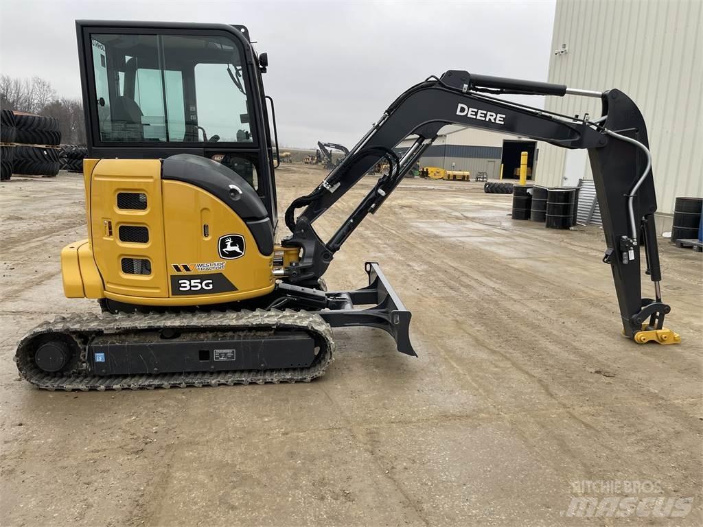 John Deere 35G Mini ekskavatoriai < 7 t