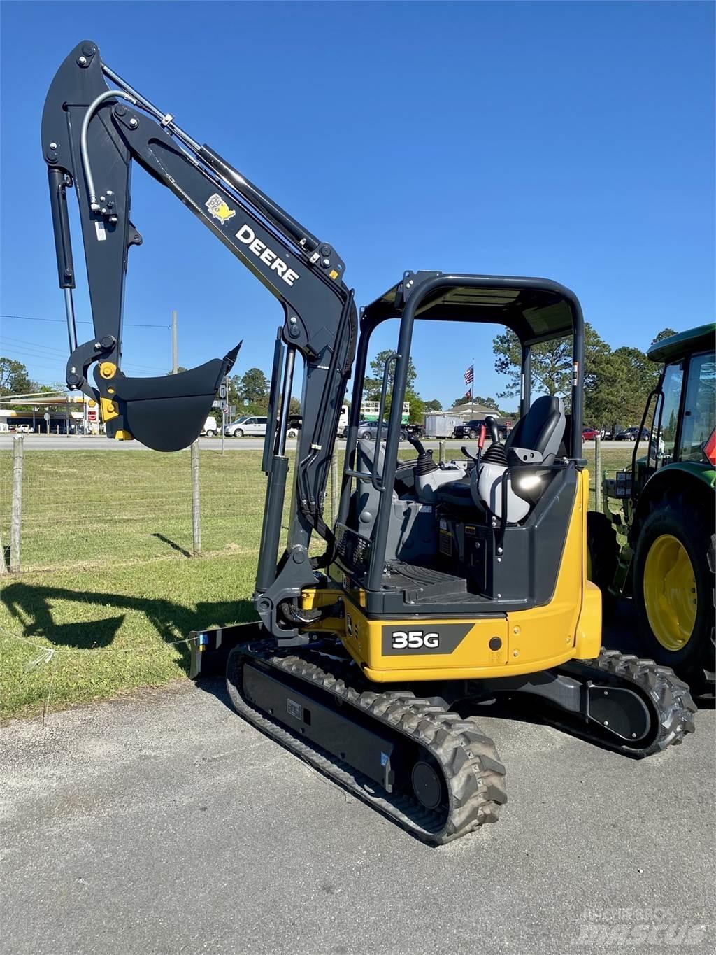 John Deere 35G Mini ekskavatoriai < 7 t