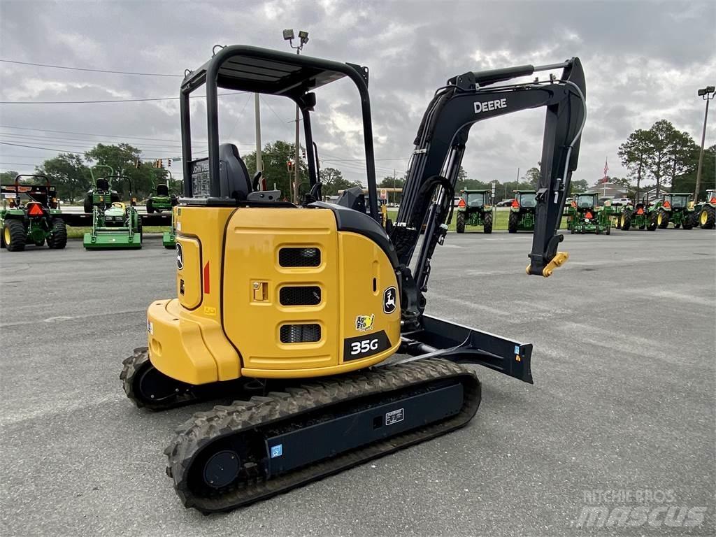 John Deere 35G Mini ekskavatoriai < 7 t