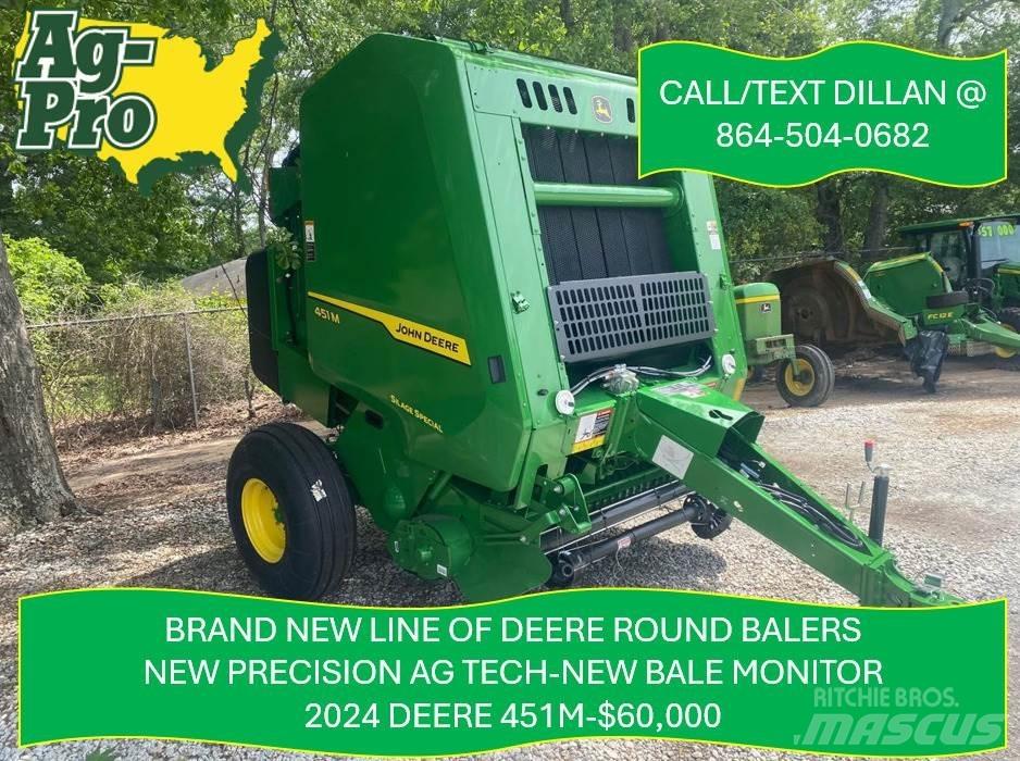 John Deere 451M Ritinių presai