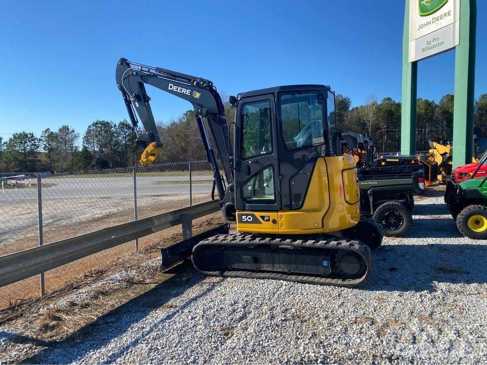 John Deere 50 P Mini ekskavatoriai < 7 t