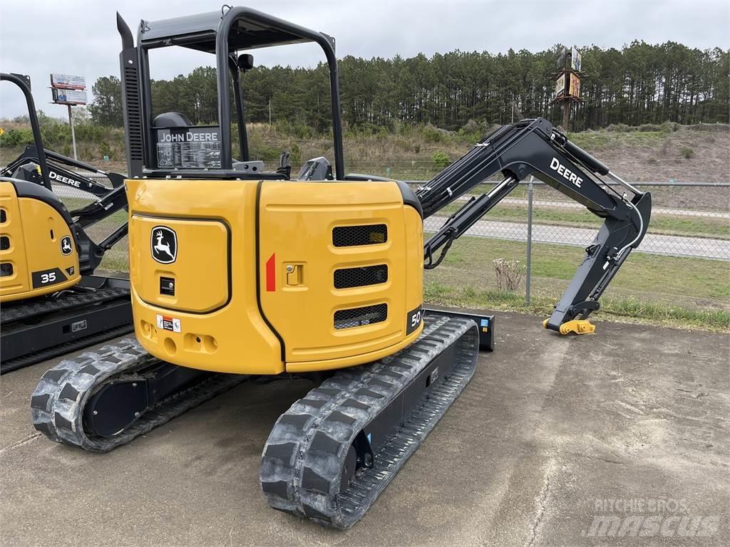 John Deere 50 P Mini ekskavatoriai < 7 t