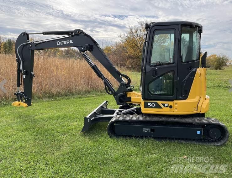 John Deere 50 P Mini ekskavatoriai < 7 t