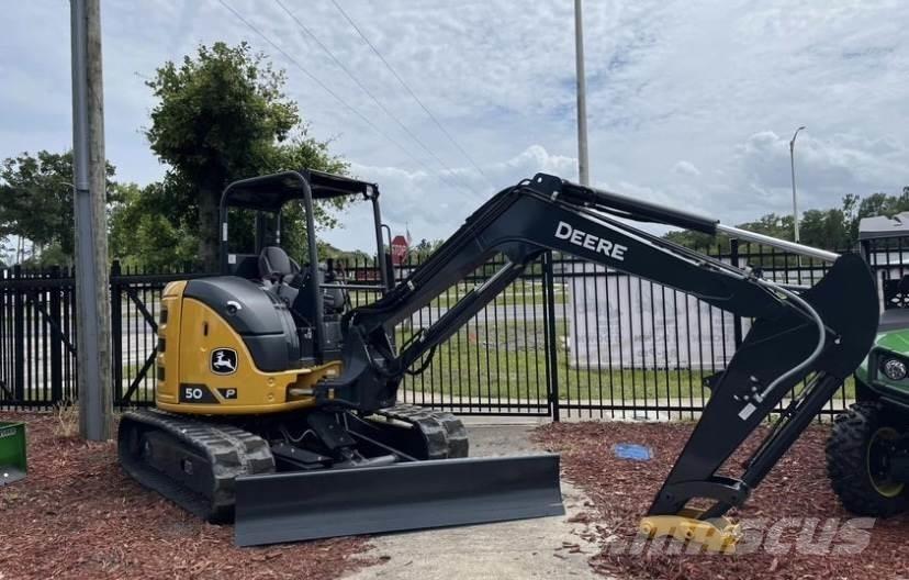 John Deere 50 P Mini ekskavatoriai < 7 t
