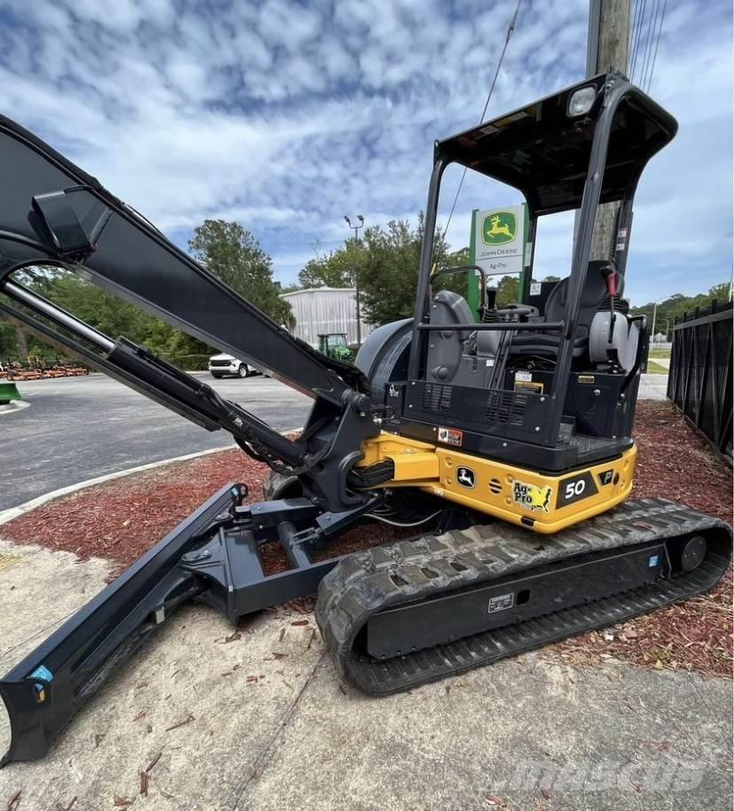 John Deere 50 P Mini ekskavatoriai < 7 t